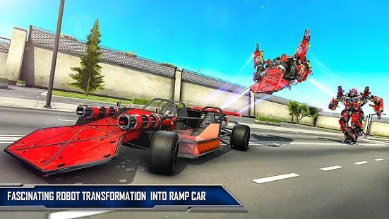 Скачать взломанную Ramp Car Robot Transforming Game: Robot Car Games [Разблокировано все] версия 1.0.9 apk на Андроид