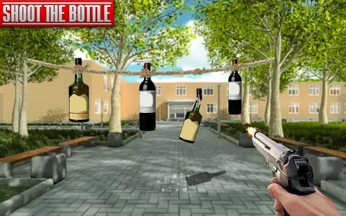 Скачать взломанную Real Bottle Shooting Free Games: 3D Shooting Games [Разблокировано все] версия 3.2 apk на Андроид