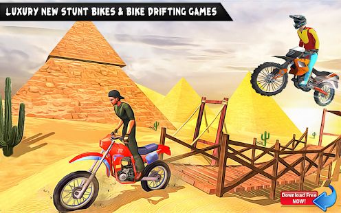 Скачать взломанную Bike Stunt Racing 3D - Moto Bike Race Game [Много монет] версия 3.0 apk на Андроид