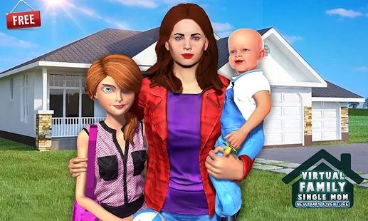 Скачать взломанную New Baby Single Mom Family Adventure [Бесконечные деньги] версия Зависит от устройства apk на Андроид