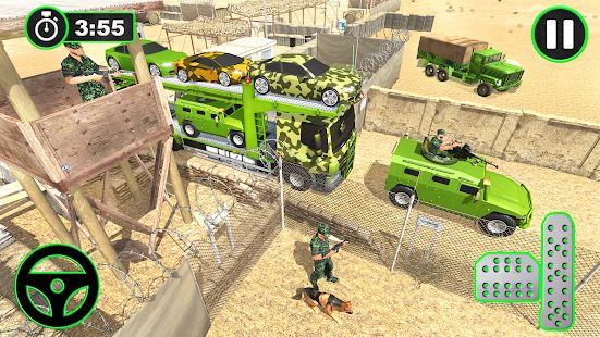 Скачать взломанную Army Vehicles Transport Simulator:Ship Simulator [Разблокировано все] версия 1.0.12 apk на Андроид