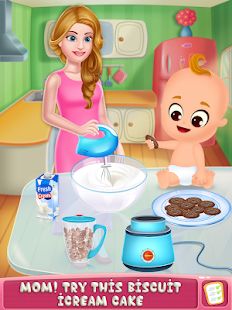 Скачать взломанную Mommy Homemade Ice Cream Cooking [Бесконечные деньги] версия 1.0 apk на Андроид