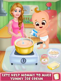 Скачать взломанную Mommy Homemade Ice Cream Cooking [Бесконечные деньги] версия 1.0 apk на Андроид