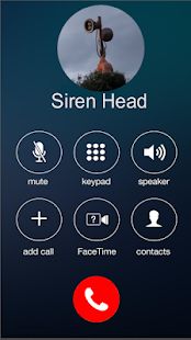 Скачать взломанную Call From Siren Head Prank simulation [Разблокировано все] версия 2 apk на Андроид