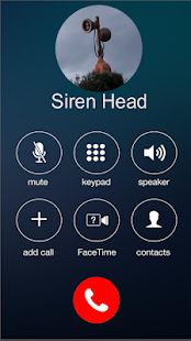 Скачать взломанную Call From Siren Head Prank simulation [Разблокировано все] версия 2 apk на Андроид