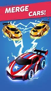 Скачать взломанную Merge Battle Car: Best Idle Clicker Tycoon game [Много монет] версия 2.0.2 apk на Андроид