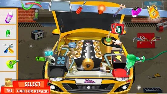 Скачать взломанную Modern Car Mechanic Offline Games 2020: Car Games [Много монет] версия 1.0.46 apk на Андроид