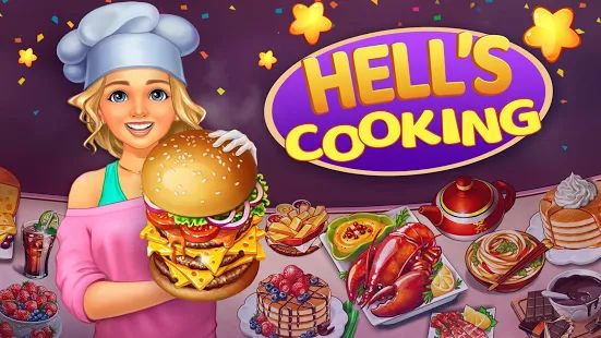 Скачать взломанную Hell’s Cooking: Кухонная лихорадка [Разблокировано все] версия 1.39 apk на Андроид