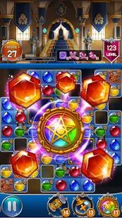 Скачать взломанную Jewel Royal Castle: Match3 puzzle [Бесконечные деньги] версия 1.5.1 apk на Андроид