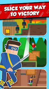 Скачать взломанную Mr Ninja - Slicey Puzzles [Много монет] версия 2.14 apk на Андроид