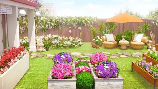 Скачать взломанную Home Design : My Dream Garden [Много монет] версия 1.20.0 apk на Андроид