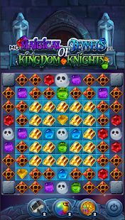 Скачать взломанную Magical Jewels of Kingdom Knights: три в ряд [Много монет] версия 1.0.8 apk на Андроид