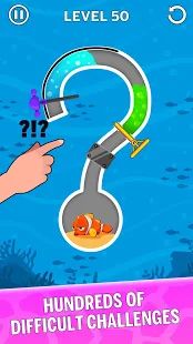 Скачать взломанную Water Puzzle - Fish Rescue & Pull The Pin [Разблокировано все] версия 1.0.20 apk на Андроид