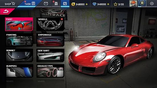 Скачать взломанную Street Racing HD [Много монет] версия 4.6.9 apk на Андроид