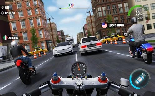 Скачать взломанную Moto Traffic Race 2: Multiplayer [Бесконечные деньги] версия 1.20.01 apk на Андроид