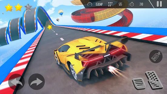 Скачать взломанную Мега Рампы - Ultimate гонки [Бесконечные деньги] версия 1.21 apk на Андроид