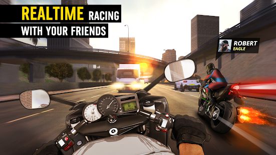 Скачать взломанную MotorBike: Traffic & Drag Racing I New Race Game [Бесконечные деньги] версия 1.8.1 apk на Андроид