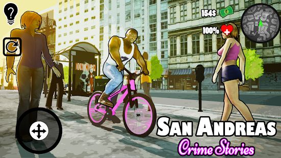 Скачать взломанную San Andreas Crime Stories [Разблокировано все] версия 1.0 apk на Андроид