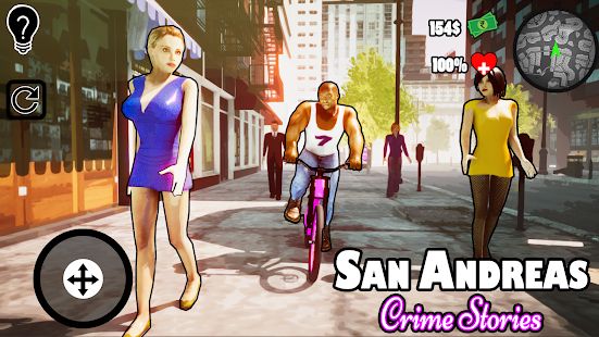 Скачать взломанную San Andreas Crime Stories [Разблокировано все] версия 1.0 apk на Андроид