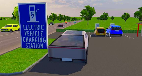 Скачать взломанную Electric Car Driving Simulator 2020 [Много монет] версия 1.0.2 apk на Андроид