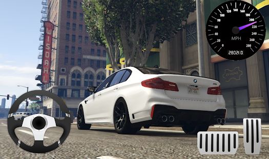 Скачать взломанную City Racer BMW M5 Parking Area [Много монет] версия 5.1 apk на Андроид