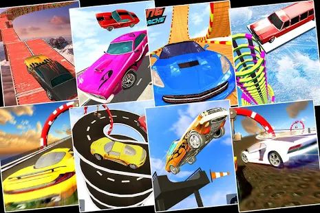 Скачать взломанную Impossible GT Car Driving Tracks: Big Car Jumps [Бесконечные деньги] версия 1.0 apk на Андроид