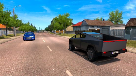 Скачать взломанную CyberTruck Electric Car Driving Simulator 2020 [Бесконечные деньги] версия 1.0.3 apk на Андроид