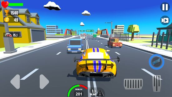 Скачать взломанную Super Kids Car Racing In Traffic [Много монет] версия 1.10 apk на Андроид