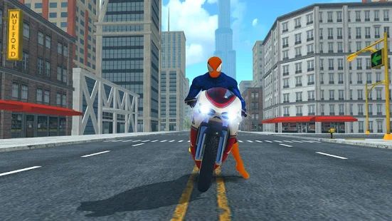 Скачать взломанную Super Hero Bike Mega Ramp 2 [Бесконечные деньги] версия 1.7 apk на Андроид