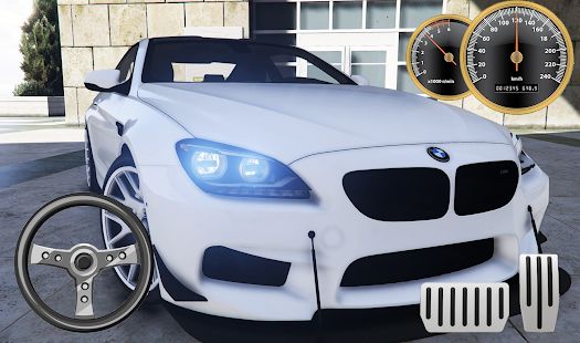 Скачать взломанную Drive BMW M6 Coupe - City & Parking [Много монет] версия 1.0 apk на Андроид