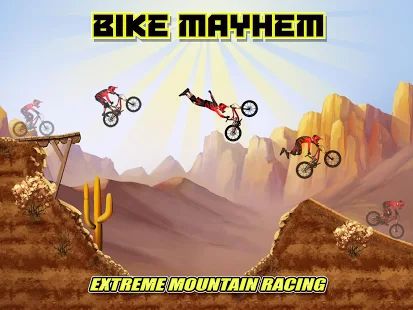 Скачать взломанную Bike Mayhem Mountain Racing [Разблокировано все] версия 1.5 apk на Андроид