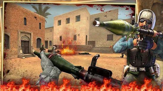 Скачать взломанную Gun Strike: Counter Terrorist 3D Shooting Games [Много монет] версия 2.0.2 apk на Андроид