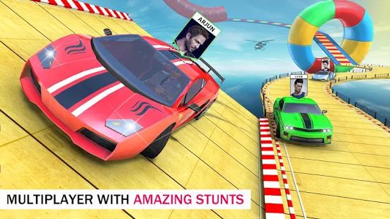 Скачать взломанную Пандус вождения - Новые автомобильные игры 2020 [Разблокировано все] версия 3.5 apk на Андроид