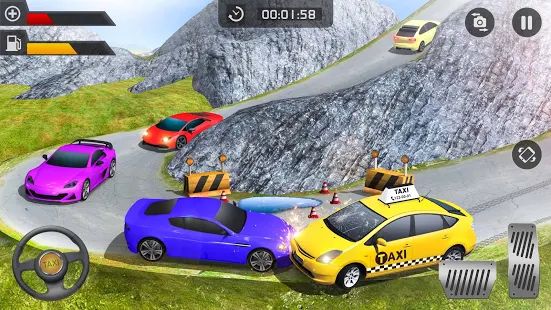 Скачать взломанную Симулятор такси Бесплатные игры-Автомобильные игры [Бесконечные деньги] версия 1.1.04 apk на Андроид