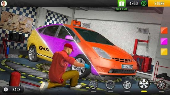 Скачать взломанную Симулятор такси Бесплатные игры-Автомобильные игры [Бесконечные деньги] версия 1.1.04 apk на Андроид