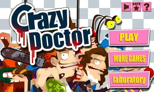 Скачать взломанную Полоумный Врач - Crazy Doctor [Много монет] версия 1.8 apk на Андроид