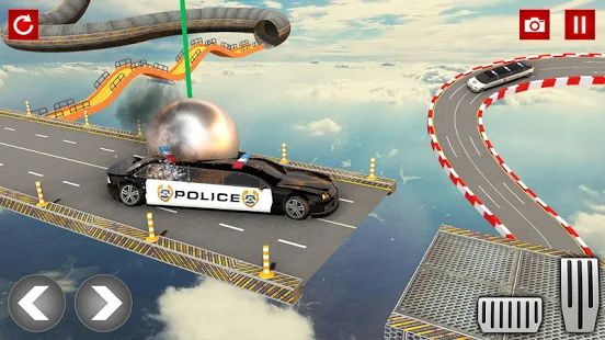 Скачать взломанную Police Limo Car Stunts GT Racing: Ramp Car Stunt [Разблокировано все] версия 2.3 apk на Андроид
