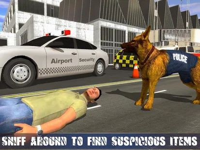 Скачать взломанную Полицейская собака Аэропорт [Бесконечные деньги] версия 2.9 apk на Андроид