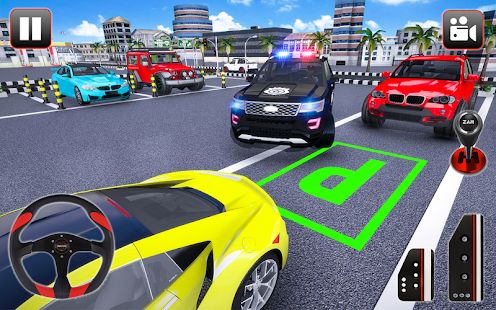 Скачать взломанную Полиция Стоянка Приключение - Автомобиль Игры поры [Много монет] версия 1.3 apk на Андроид