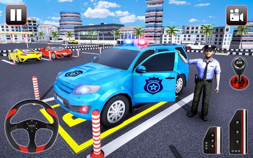 Скачать взломанную Полиция Стоянка Приключение - Автомобиль Игры поры [Много монет] версия 1.3 apk на Андроид