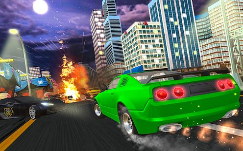 Скачать взломанную Police Games Car Chase-Free Shooting Games [Много монет] версия 1.2 apk на Андроид