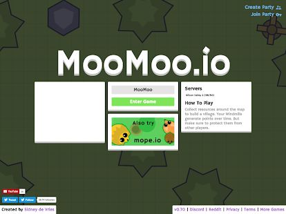 Скачать взломанную MooMoo.io (Official) [Много монет] версия 1.0.2 apk на Андроид