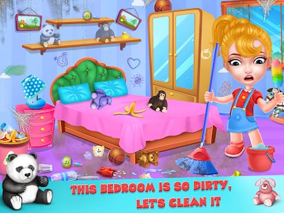 Скачать взломанную Держите ваш дом чистой - девочек дома очистки игра [Много монет] версия 1.2.57 apk на Андроид