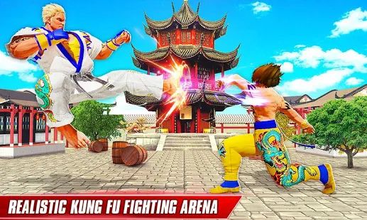 Скачать взломанную Kung Fu Fight Arena: Karate King Fighting Games [Много монет] версия 18 apk на Андроид
