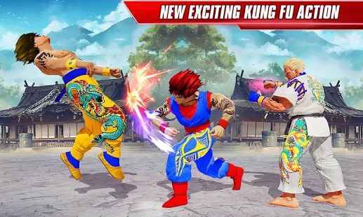 Скачать взломанную Kung Fu Fight Arena: Karate King Fighting Games [Много монет] версия 18 apk на Андроид