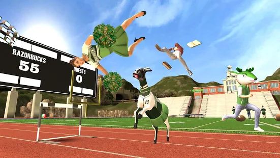 Скачать взломанную Goat Simulator Free [Разблокировано все] версия 1.5.3 apk на Андроид