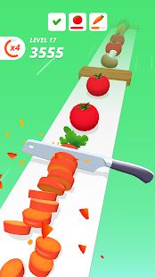 Скачать взломанную Perfect Slices [Разблокировано все] версия 1.3.3 apk на Андроид