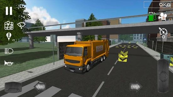 Скачать взломанную Trash Truck Simulator [Бесконечные деньги] версия 1.5 apk на Андроид