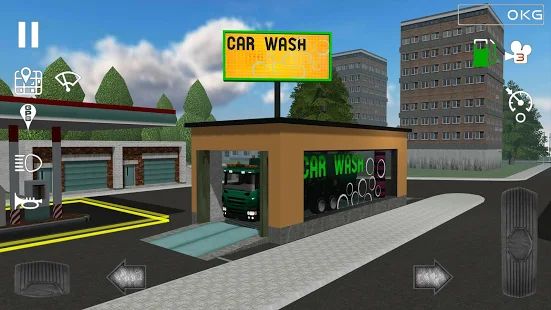 Скачать взломанную Trash Truck Simulator [Бесконечные деньги] версия 1.5 apk на Андроид