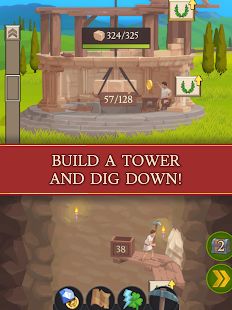 Скачать взломанную Idle Tower Miner - Добывай и строй [Разблокировано все] версия 1.35 apk на Андроид